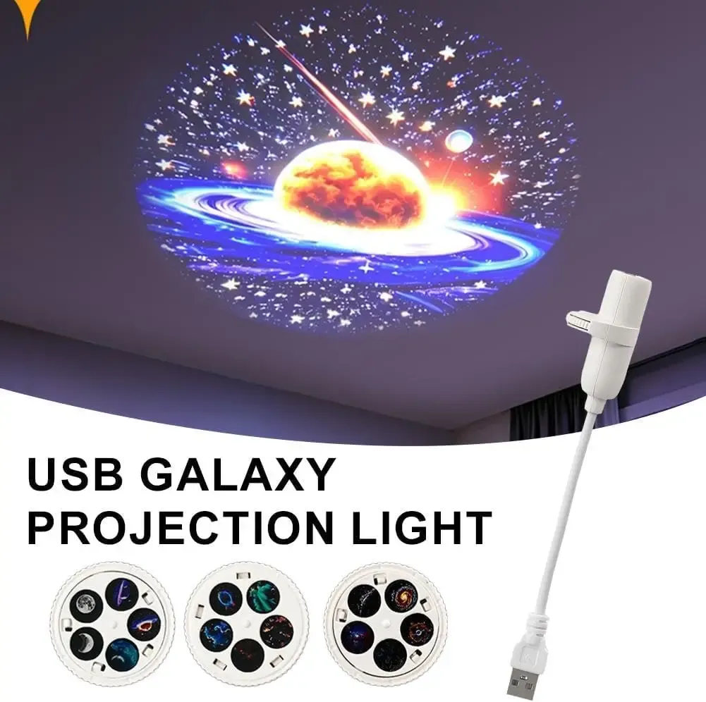 Projecteur d'étoiles sur fond sombre