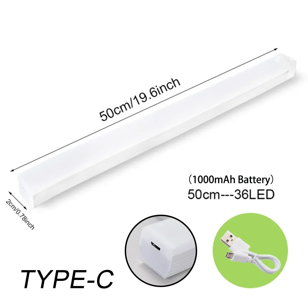 Veilleuse LED sans fil avec détecteur de mouvement, rechargeable par USB-C, pour armoire, escalier et cuisine 7