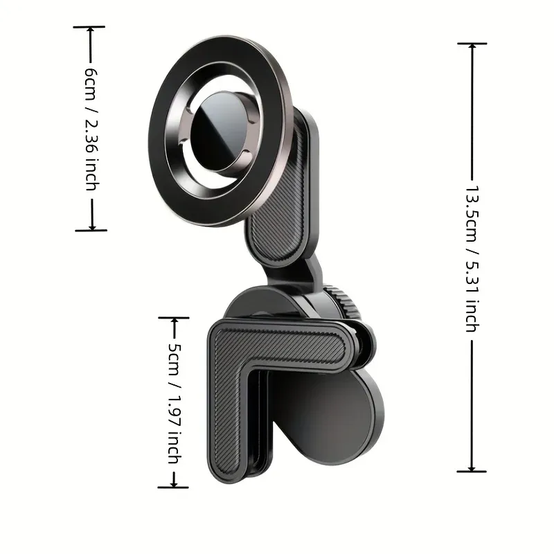 Accessoire automobile magnétique, vue détaillée