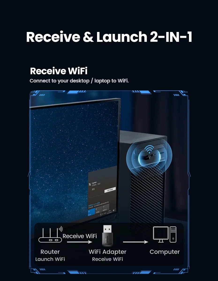 Connexion sans fil sur ordinateur portable