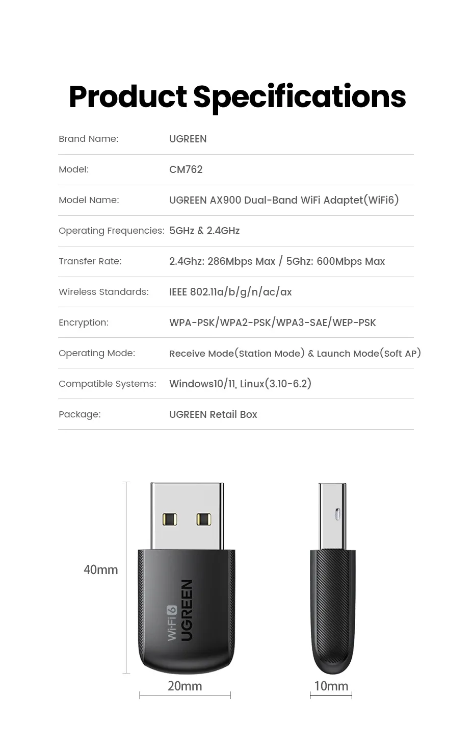 Adaptateur réseau sans fil présenté en détail