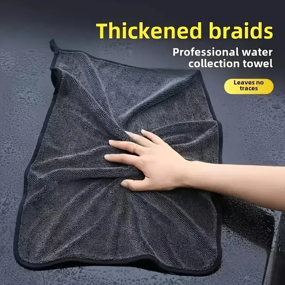 Serviette en microfibre pour voiture, lavage de véhicule