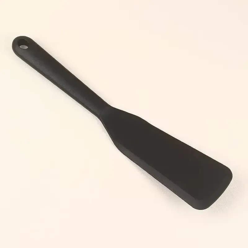 Spatule en silicone large, grattoir de cuisine antiadhésif pour viande, œufs et pizza, couleur aléatoire 7