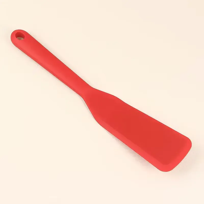 Spatule en silicone large, grattoir de cuisine antiadhésif pour viande, œufs et pizza, couleur aléatoire 5