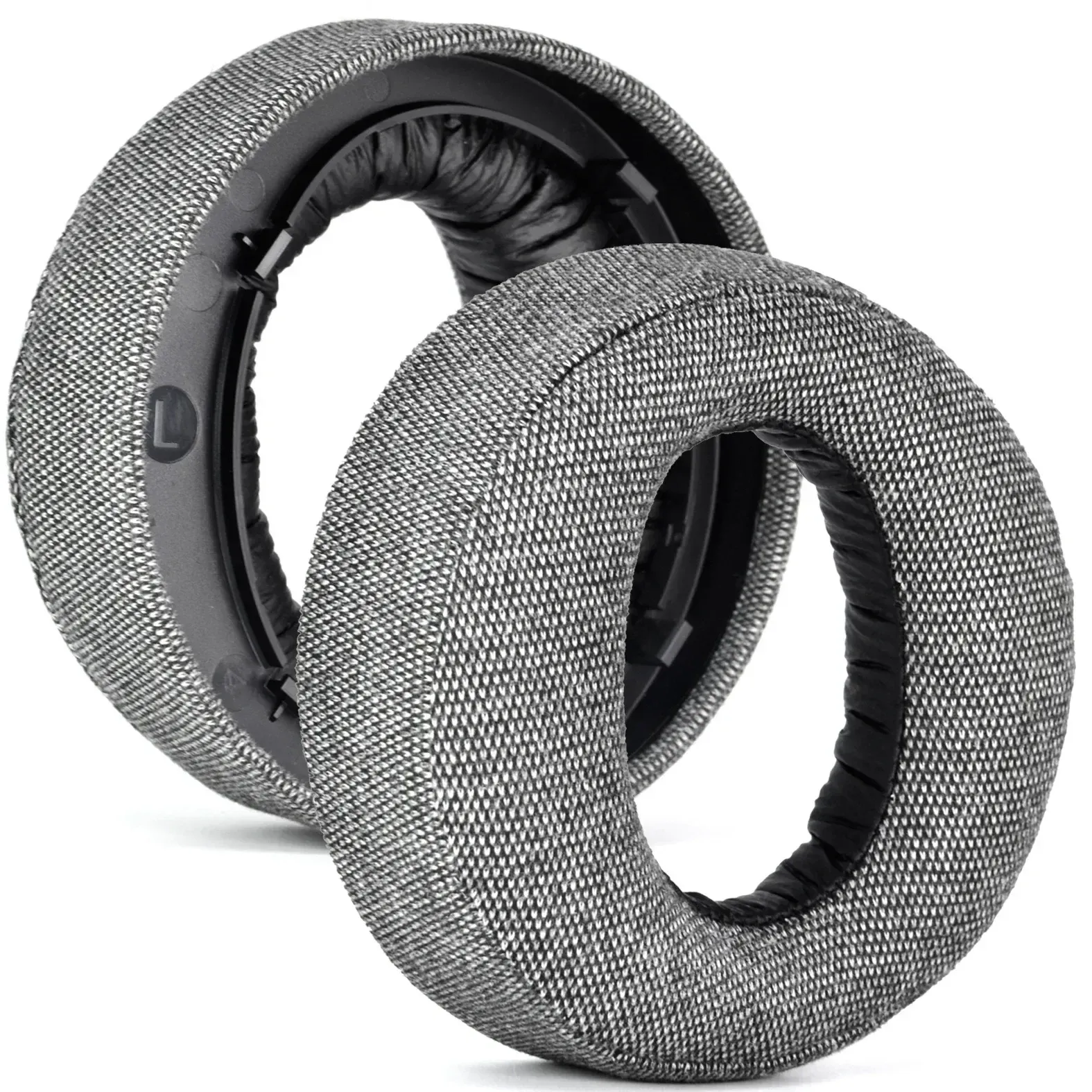 Coussinets d'oreille installés sur le casque