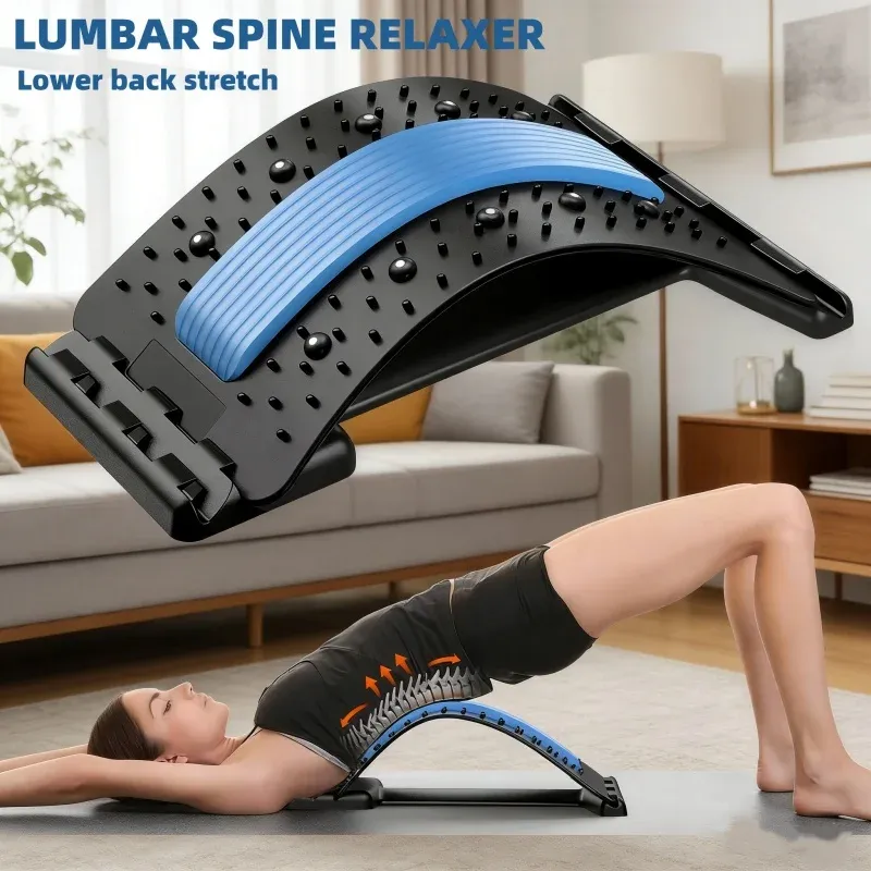 Coussin de massage dorsal pour la relaxation musculaire et l'étirement du dos, avec support lombaire - Image 1