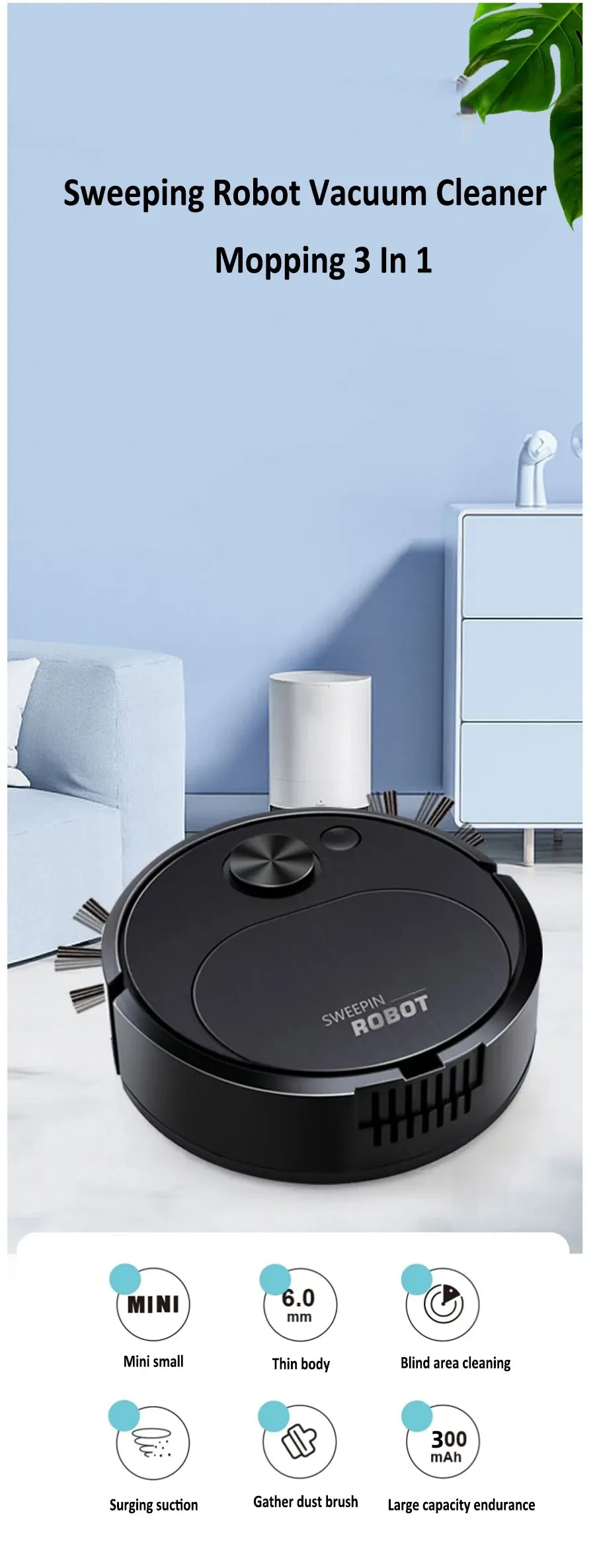 Robot aspirateur intelligent, vue d'ensemble