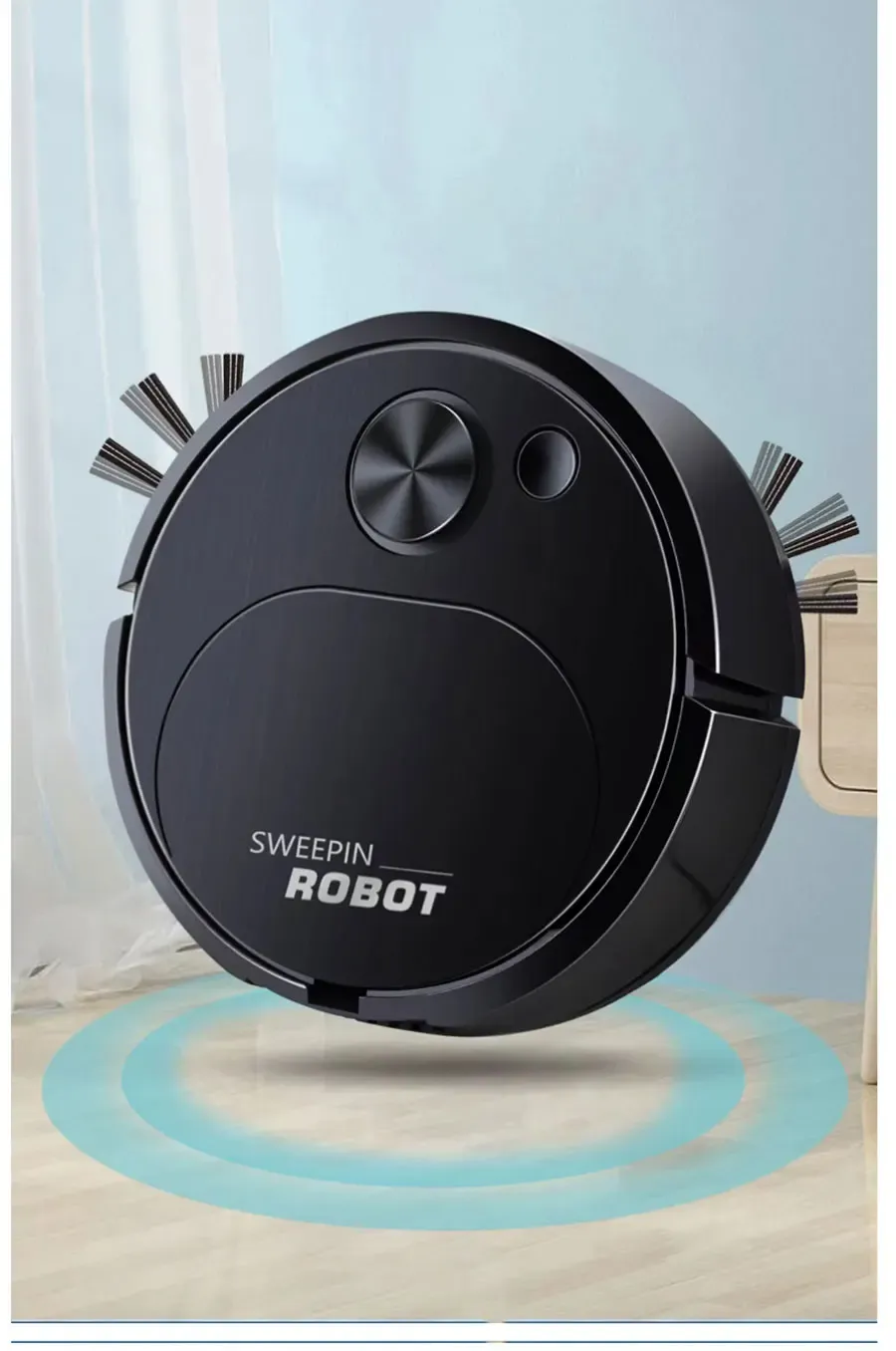 Robot aspirateur intelligent, design compact