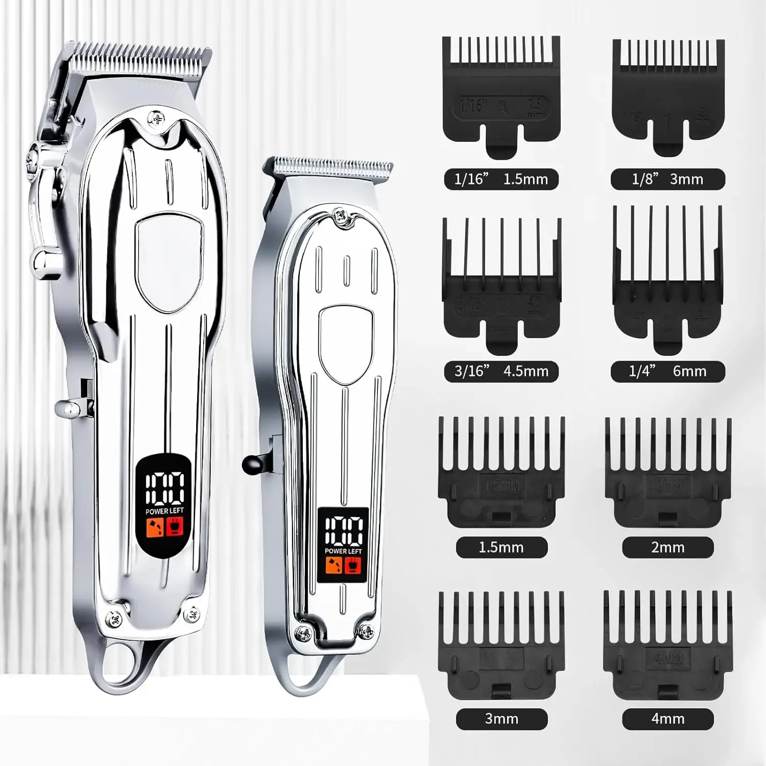 Tondeuse à cheveux électrique sans fil professionnelle 2