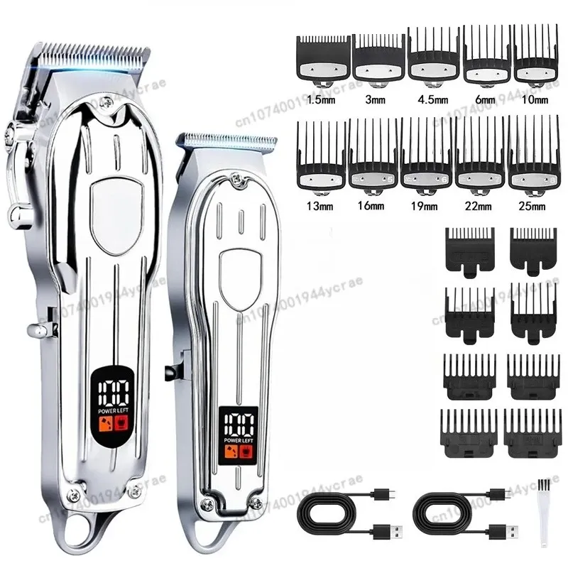Tondeuse à cheveux électrique sans fil professionnelle 14