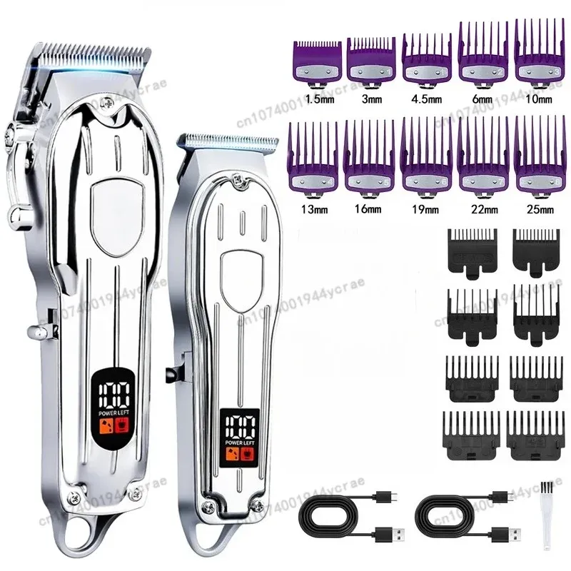 Tondeuse à cheveux électrique sans fil professionnelle 8