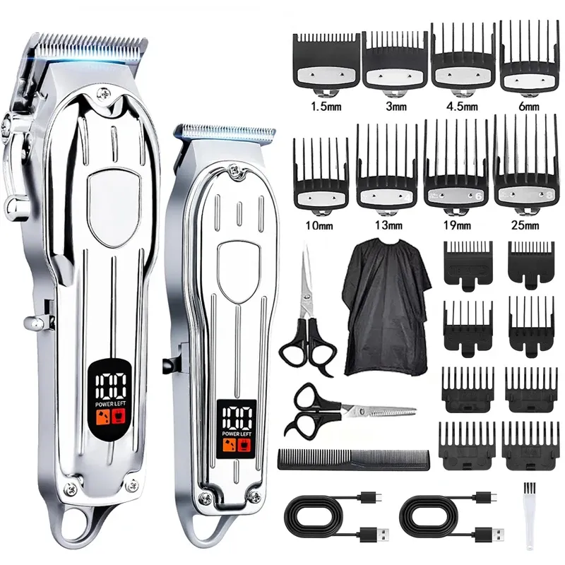 Tondeuse à cheveux électrique sans fil professionnelle 11