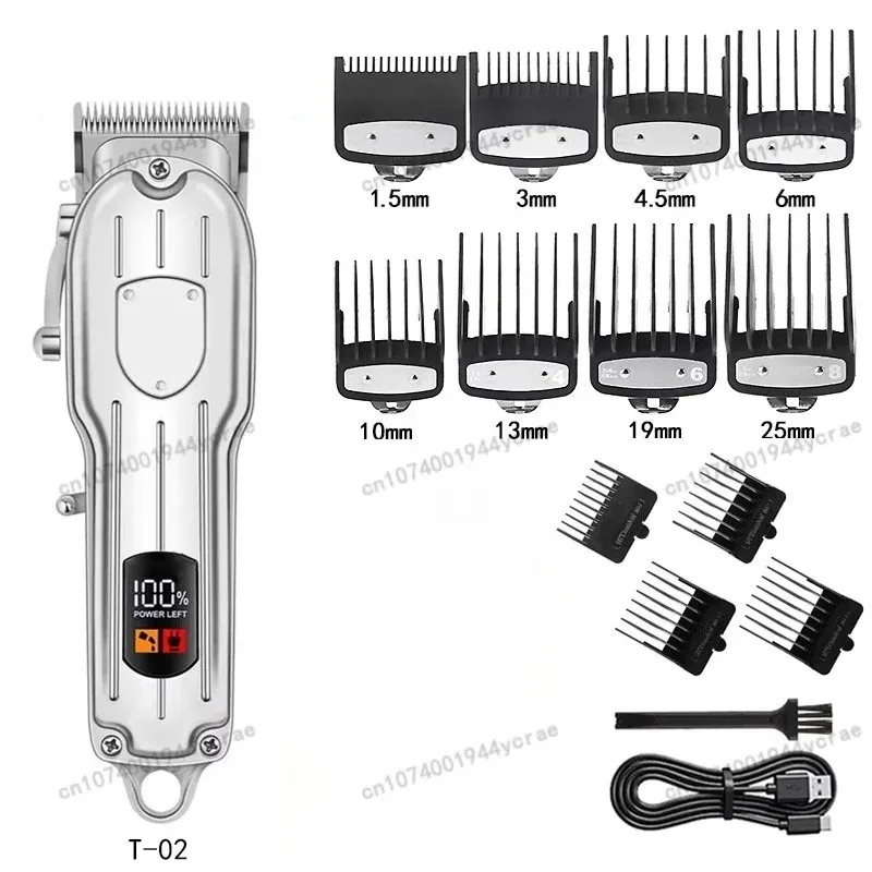 Tondeuse à cheveux électrique sans fil professionnelle 22