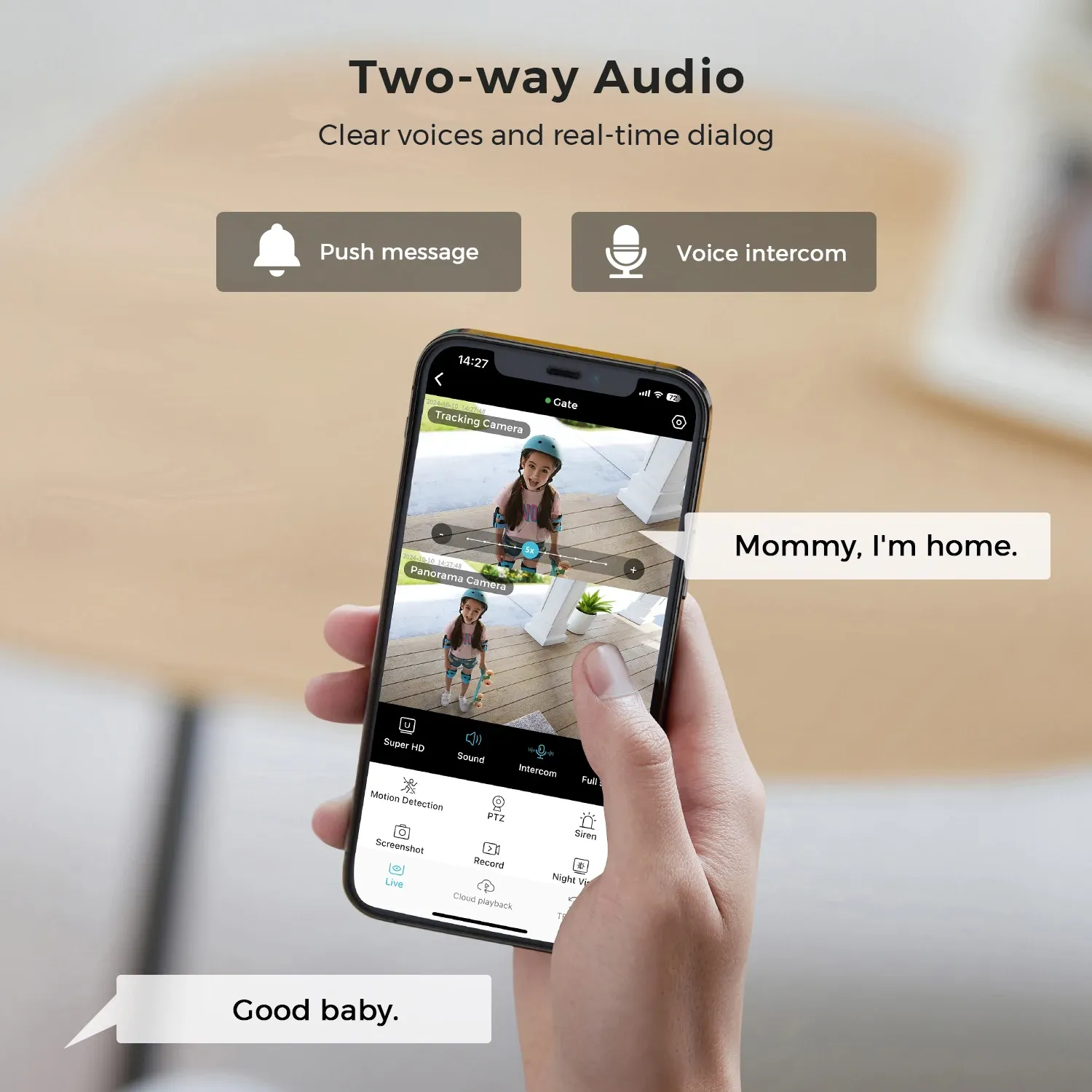 Audio bidirectionnel intégré