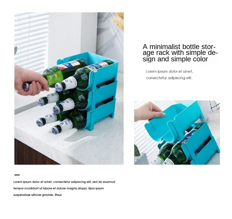 Organisateur de réfrigérateur avec produits rangés