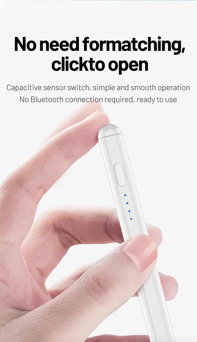 Stylet en situation d'utilisation pour le dessin
