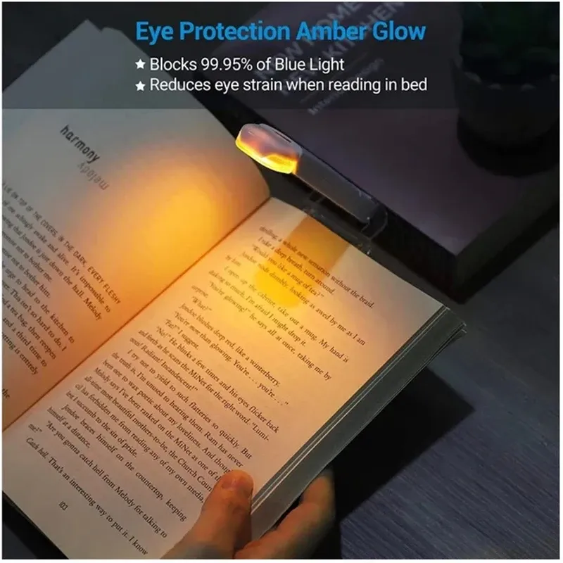 Lampe de lecture pliée, format compact