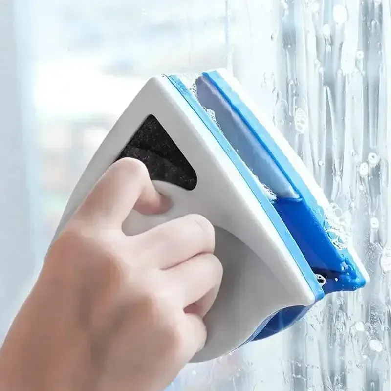 Brosse magnétique de nettoyage de vitres, outil domestique pour laver les fenêtres 1