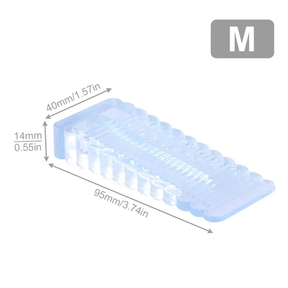 Butées de porte en silicone anti-collision, joints de sécurité pour quincaillerie domestique 9