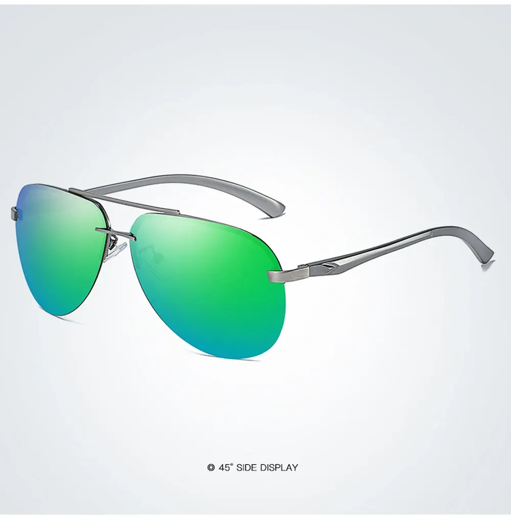 Lunettes de soleil vues de profil