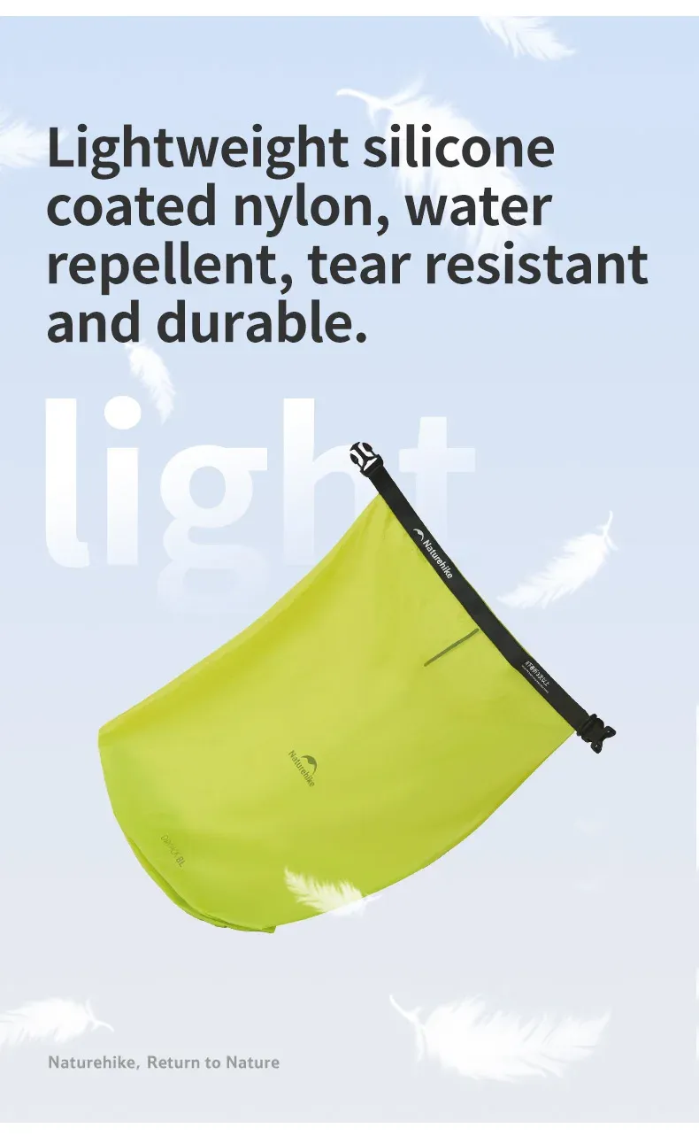 Sac de rangement Naturehike, mise en situation