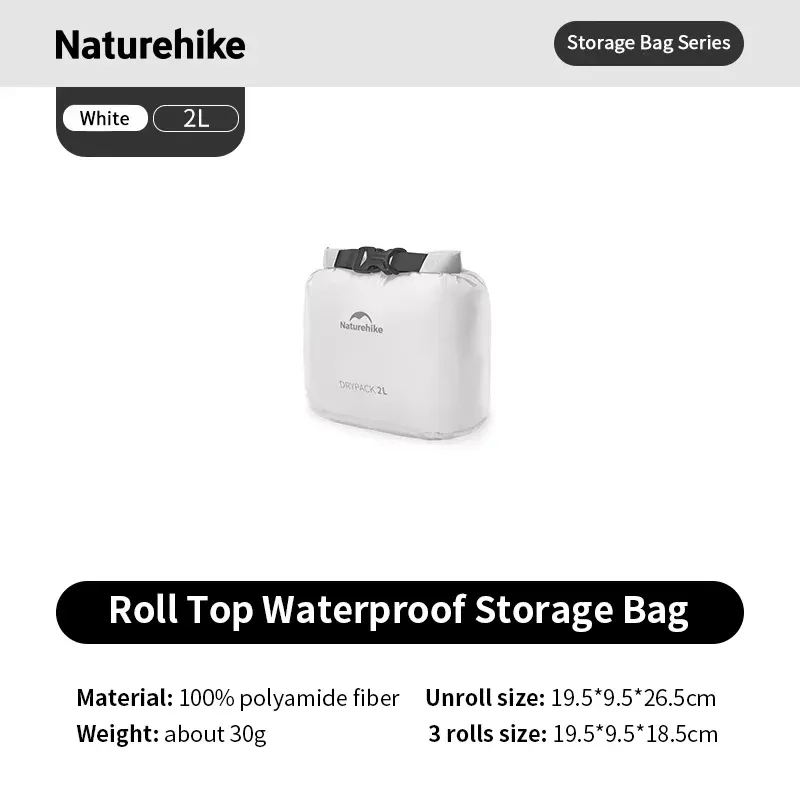 Naturehike – Sac de rangement compressible pour voyage en plein air, randonnée, léger et étanche, avec valve de compression sous vide et organisateur portable 23
