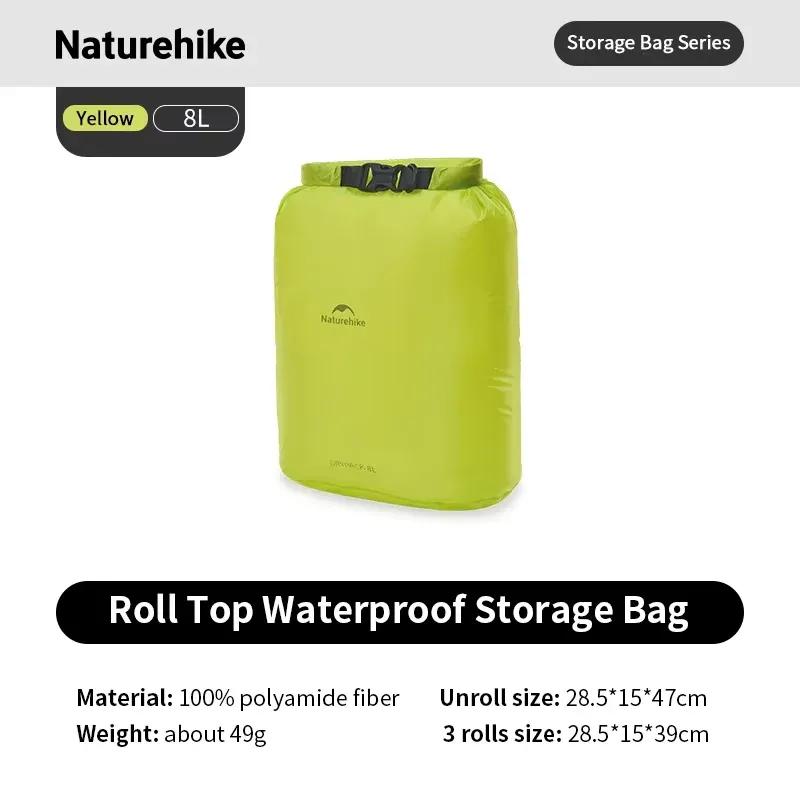 Naturehike – Sac de rangement compressible pour voyage en plein air, randonnée, léger et étanche, avec valve de compression sous vide et organisateur portable 27