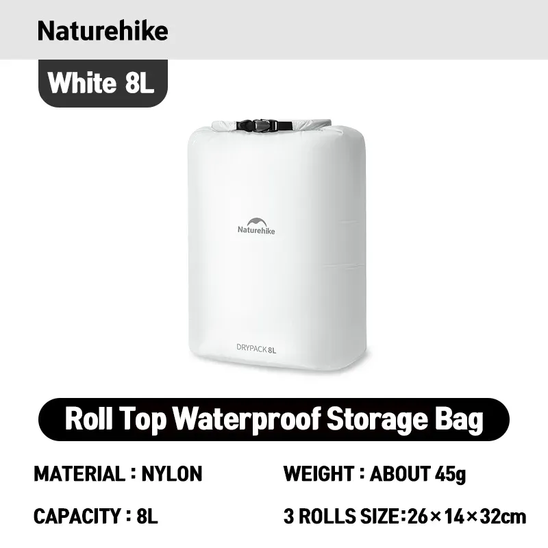 Naturehike – Sac de rangement compressible pour voyage en plein air, randonnée, léger et étanche, avec valve de compression sous vide et organisateur portable 12