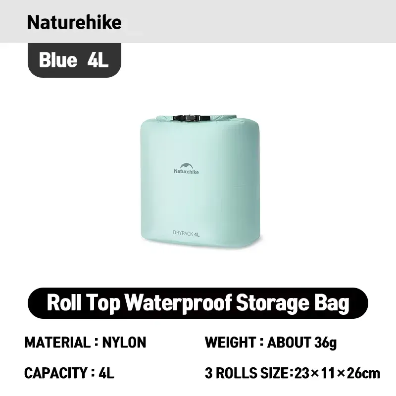 Naturehike – Sac de rangement compressible pour voyage en plein air, randonnée, léger et étanche, avec valve de compression sous vide et organisateur portable 9