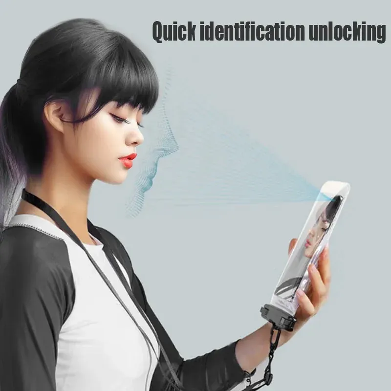 Étui étanche pour téléphone, pochette de protection sous-marine pour la natation, compatible iPhone 11 à 16 Pro - Taille S 4