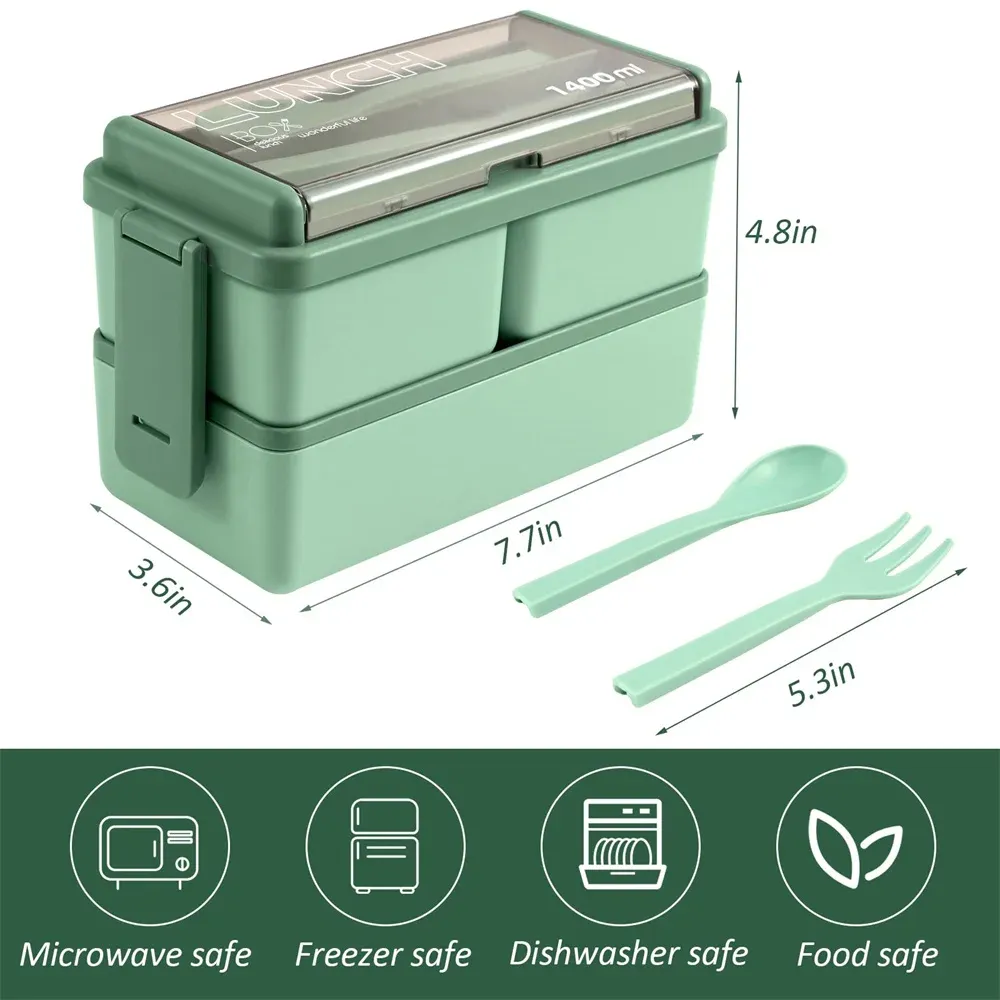 Boîte à déjeuner remplie de repas variés