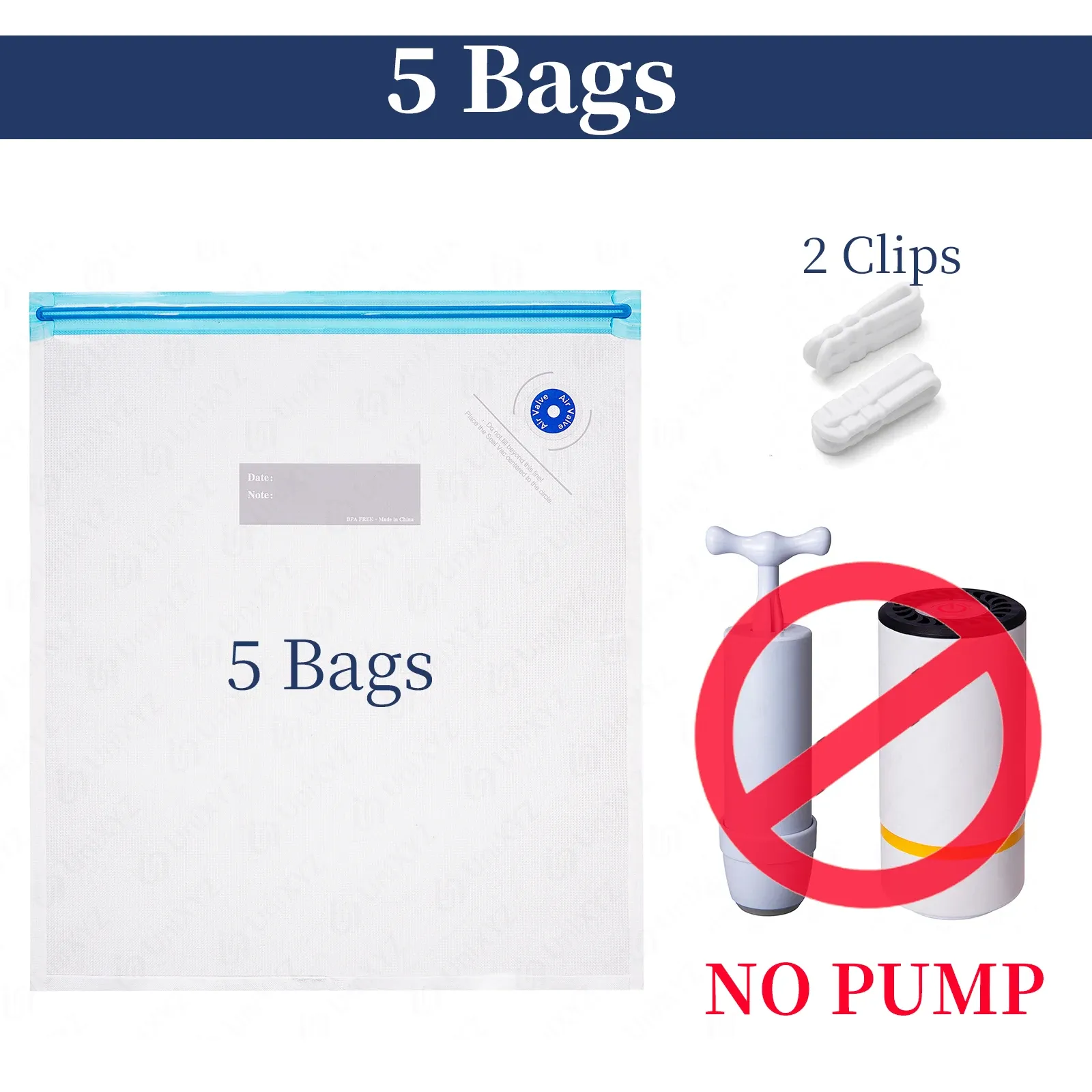 Sac de rangement sous vide pour filament 3D (ABS, PLA, TPU, PETG) avec pompe, sac hermétique anti-humidité 15