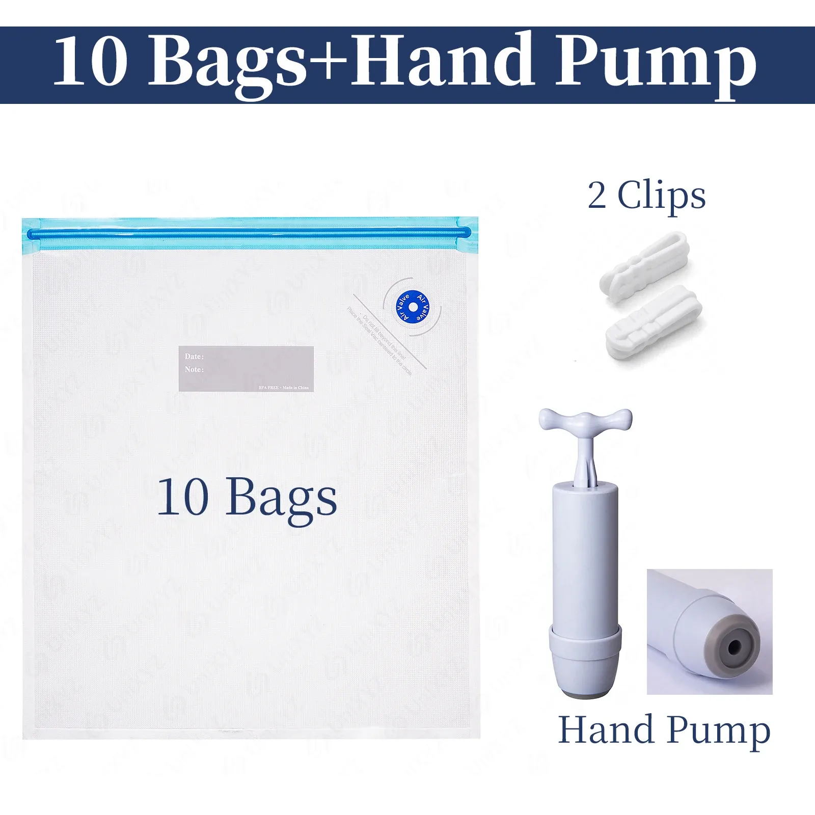 Sac de rangement sous vide pour filament 3D (ABS, PLA, TPU, PETG) avec pompe, sac hermétique anti-humidité 14