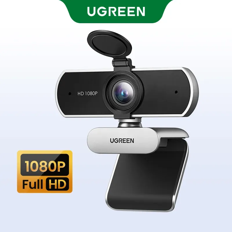 Webcam UGREEN 4K 8 MP pour PC, mise au point automatique PDAF, double microphone à réduction de bruit 8
