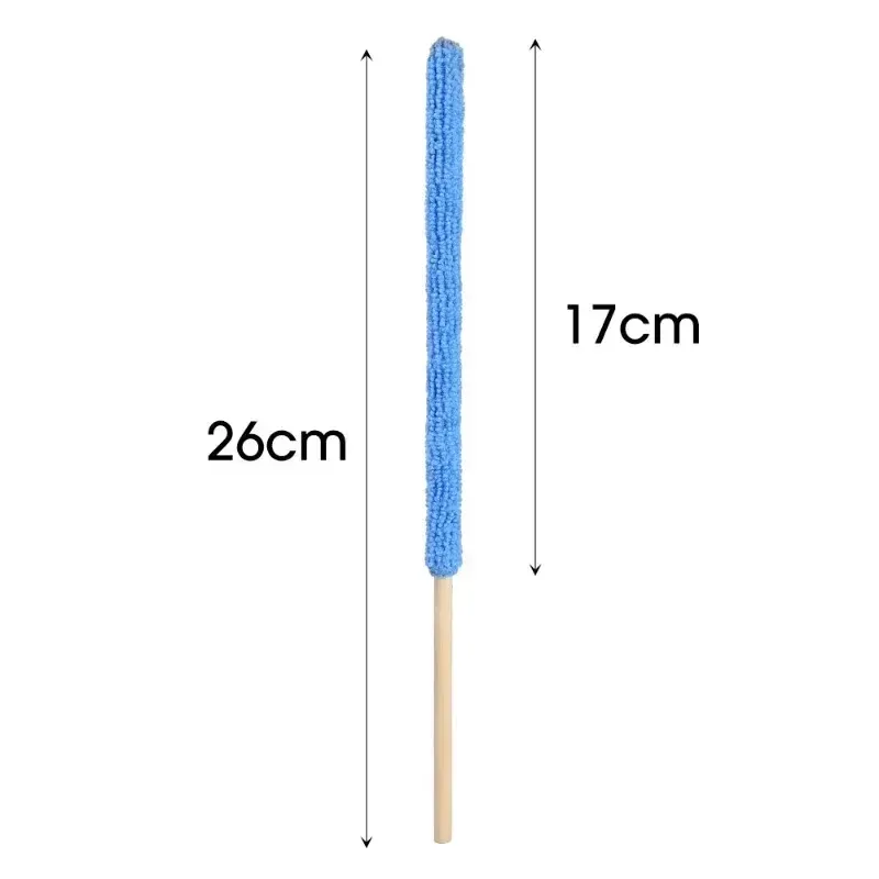 Brosse de nettoyage en microfibre à manche long pour détailing automobile, idéale pour grilles de climatisation et stores 6