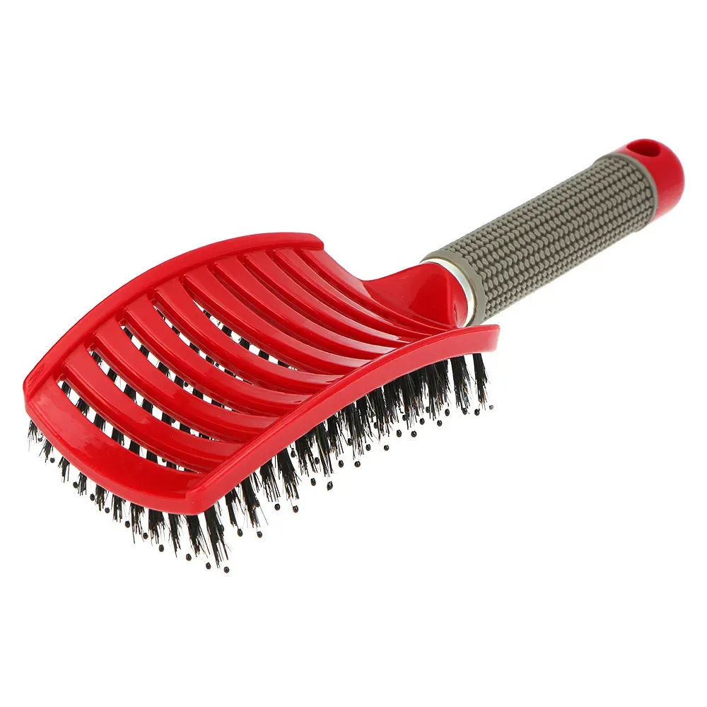 Brosse massante en nylon, finition soignée