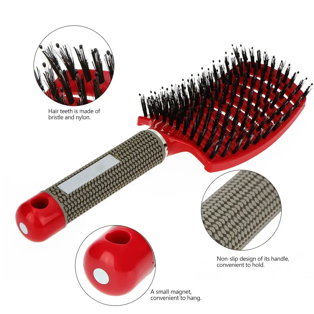 Brosse massante en nylon, utilisation au quotidien