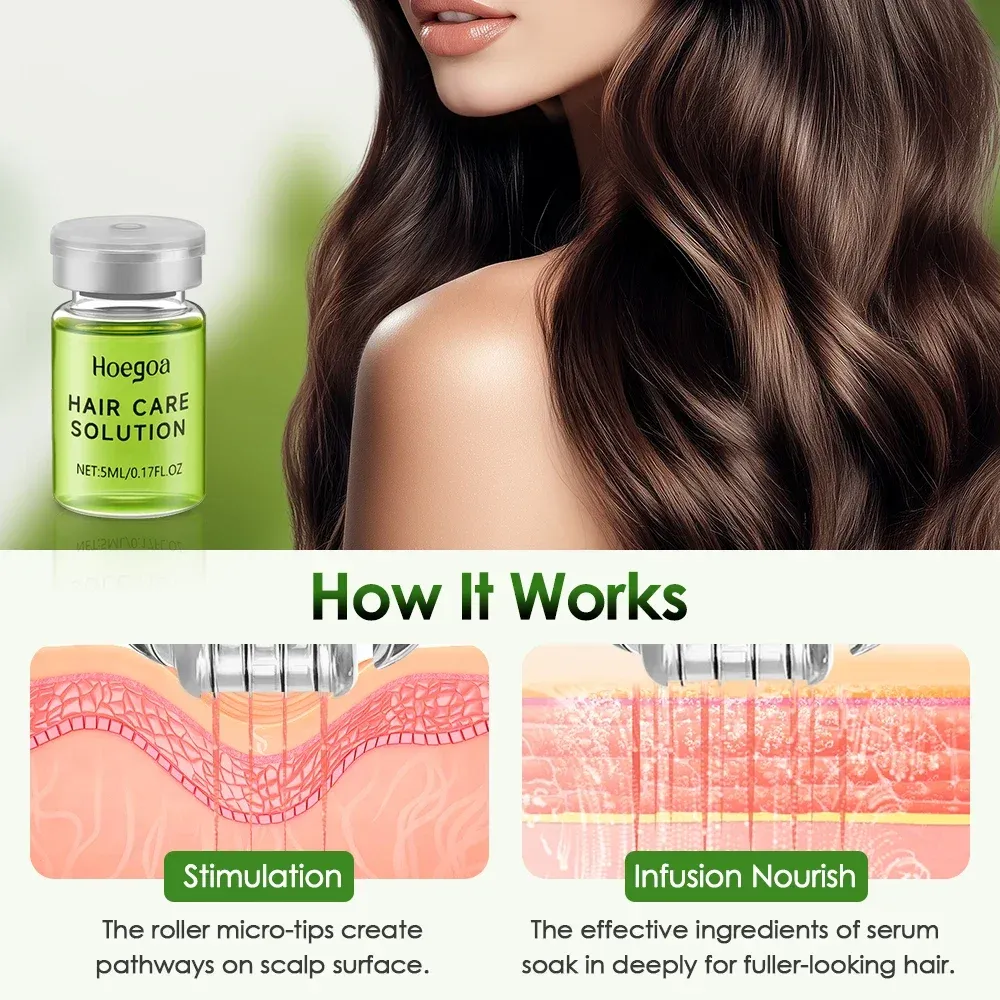 Sérum capillaire essentiel renforçant pour les racines, anti-chute, nourrissant pour le cuir chevelu 2