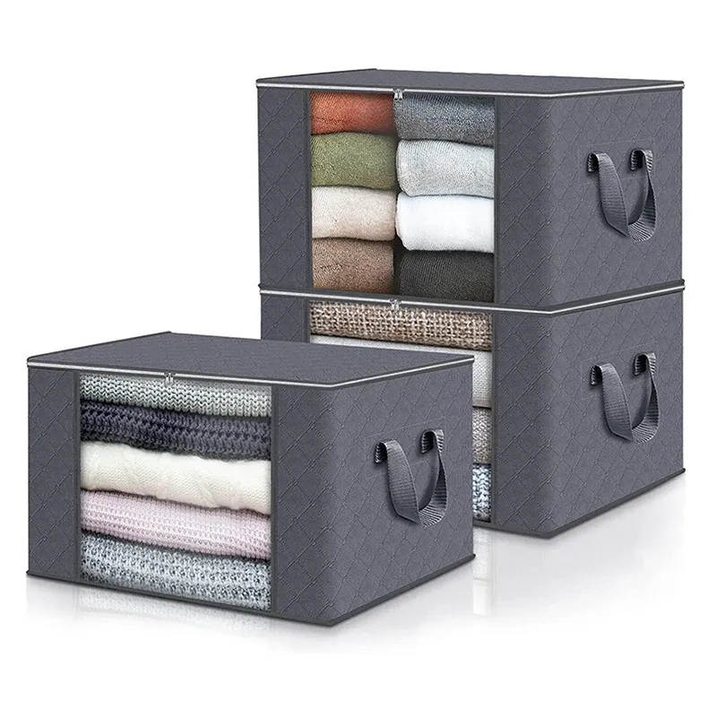 Détail du sac de rangement pour vêtements