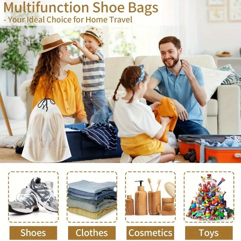Ensemble de sacs à chaussures de voyage