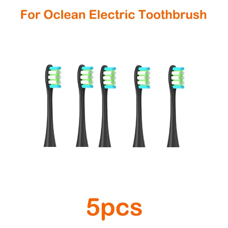 Brossettes de rechange pour brosse à dents électrique Oclean, lot de 5, compatibles Oclean X PRO / X / Z1 / F1 / One / Air 2 Sonic 7