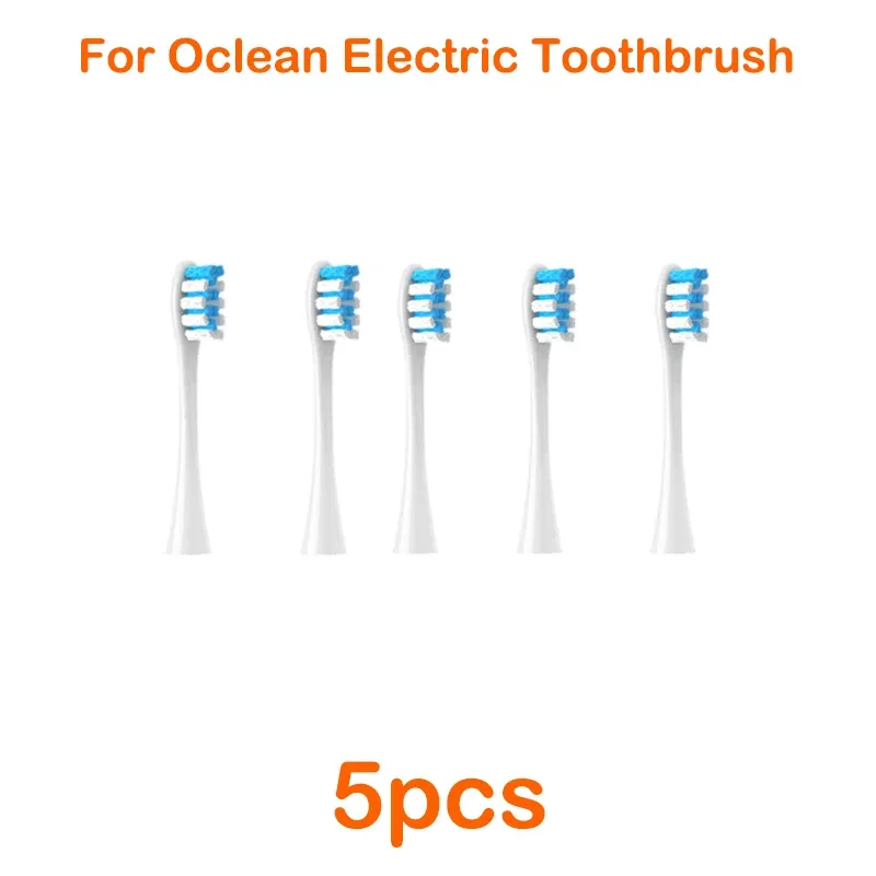 Brossettes de rechange pour brosse à dents électrique Oclean, lot de 5, compatibles Oclean X PRO / X / Z1 / F1 / One / Air 2 Sonic 8