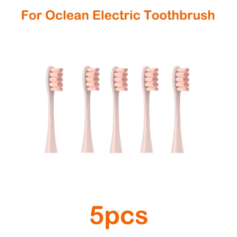 Brossettes de rechange pour brosse à dents électrique Oclean, lot de 5, compatibles Oclean X PRO / X / Z1 / F1 / One / Air 2 Sonic 9