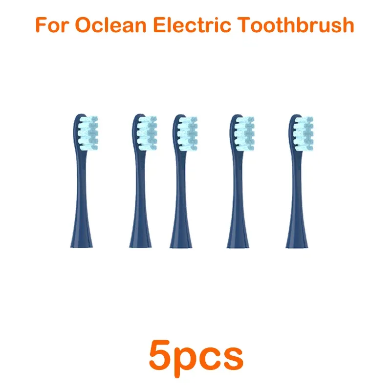 Brossettes de rechange pour brosse à dents électrique Oclean, lot de 5, compatibles Oclean X PRO / X / Z1 / F1 / One / Air 2 Sonic 10
