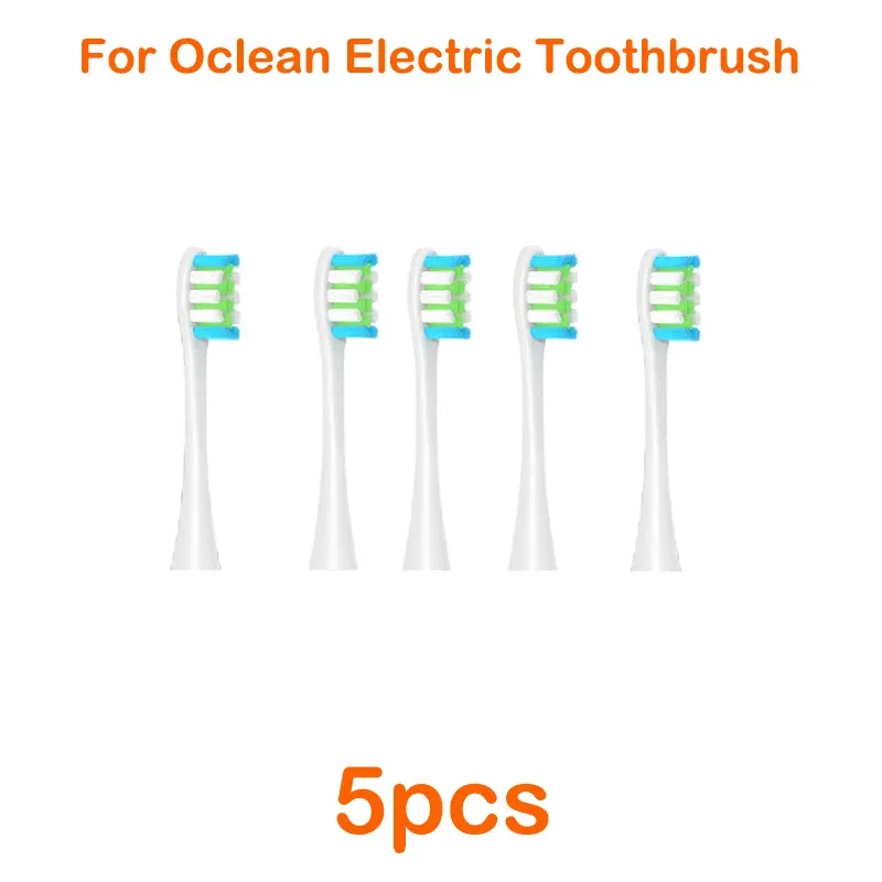 Brossettes de rechange pour brosse à dents électrique Oclean, lot de 5, compatibles Oclean X PRO / X / Z1 / F1 / One / Air 2 Sonic 11