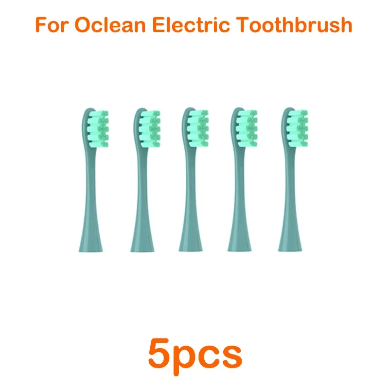 Brossettes de rechange pour brosse à dents électrique Oclean, lot de 5, compatibles Oclean X PRO / X / Z1 / F1 / One / Air 2 Sonic 12