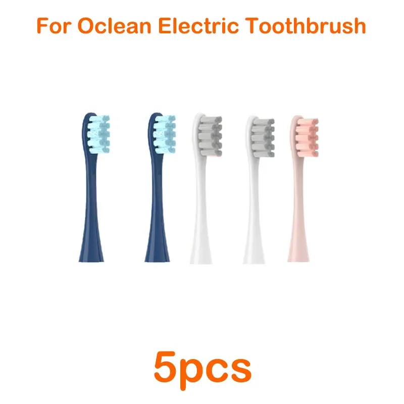 Brossettes de rechange pour brosse à dents électrique Oclean, lot de 5, compatibles Oclean X PRO / X / Z1 / F1 / One / Air 2 Sonic 14
