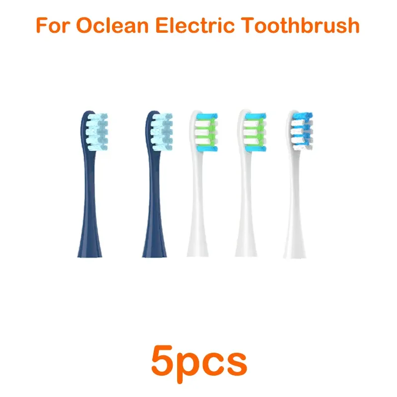 Brossettes de rechange pour brosse à dents électrique Oclean, lot de 5, compatibles Oclean X PRO / X / Z1 / F1 / One / Air 2 Sonic 15