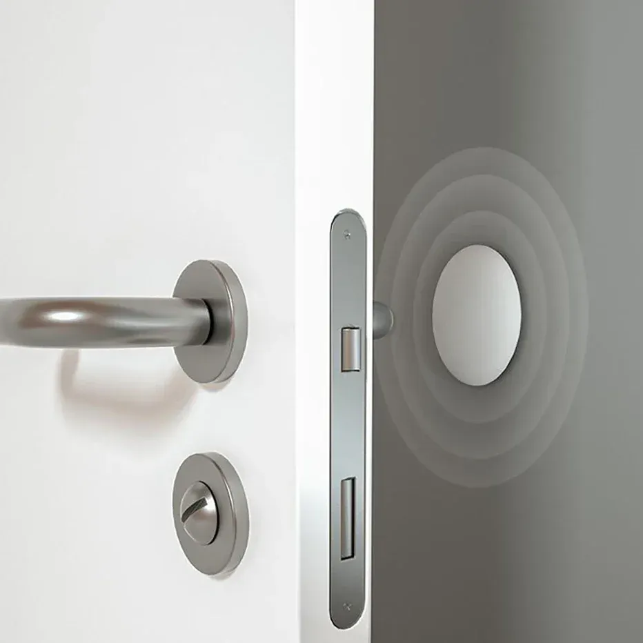 Butée de porte en silicone, mise en situation