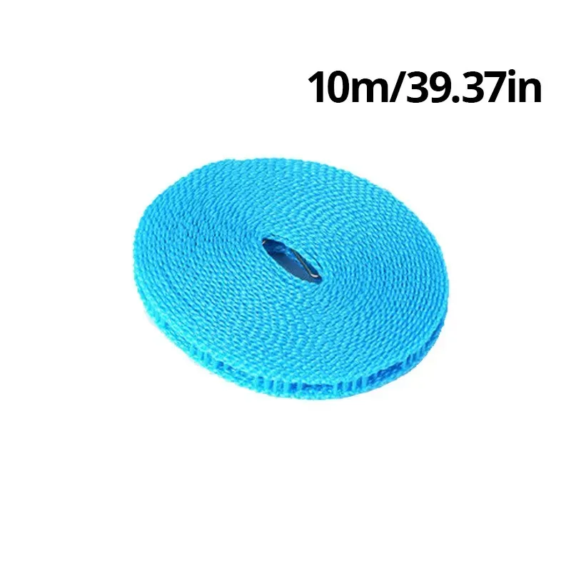 Fil à linge en Y, 10 m, antidérapant, coupe-vent, pour extérieur, voyage et usage domestique 6